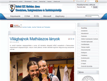 Tablet Screenshot of mathiasz.hu